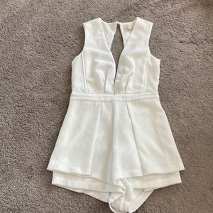 ANGL small white romper great condition!